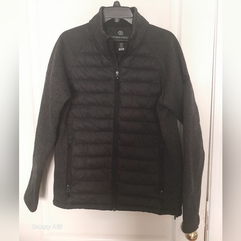 Stormtech Men's Black and Gray Jacket